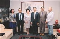 日本關西大學副校長前田裕來訪