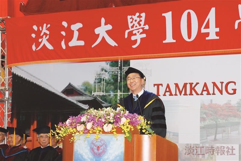 張校長勉畢業生 哥倫布名言