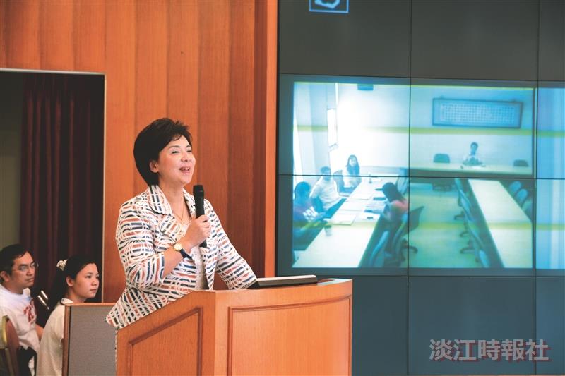 啟動淡江藏寶圖‧掌握學習百寶箱  校長張家宜 歡迎民國105年的新鮮人