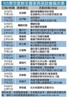 新鮮人，歡迎你 新生家長座談13日展開