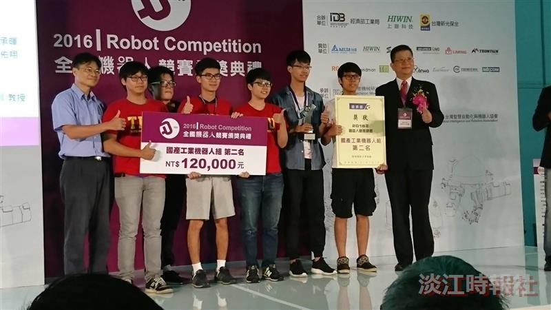 上銀Intelligence機器手 電機三連霸 機電 全國機器人雙賽抱四獎