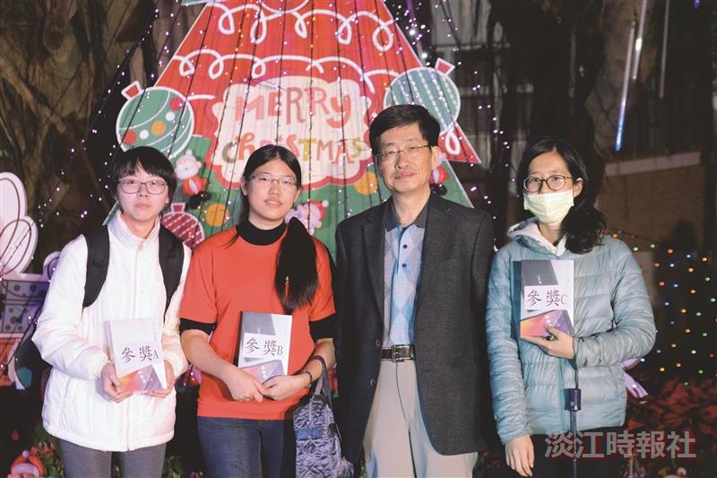 師生點燈祈福照亮淡江人