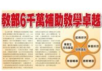教部6千萬補助教學卓越