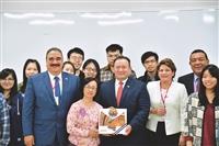 薩國國會議長來校 解析區域情勢
