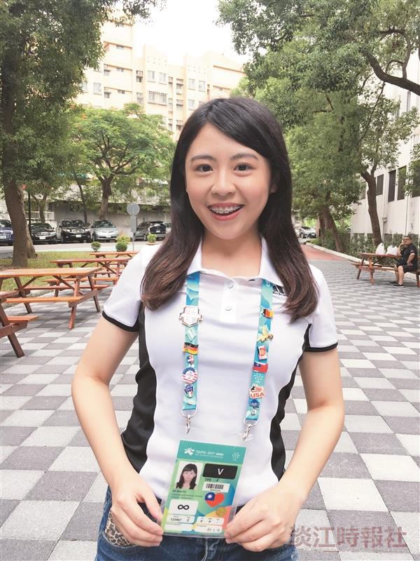 德文四柯欣妤 世大運嬌點 正妹協助翻譯引導