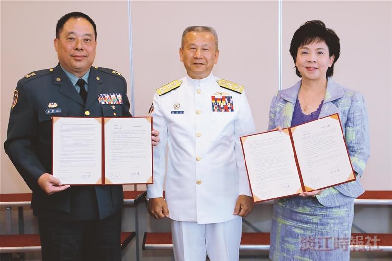 本校與國防部簽約