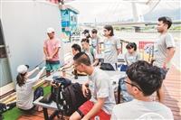 體育課攜手水上活動社 社子島體驗飆水樂趣