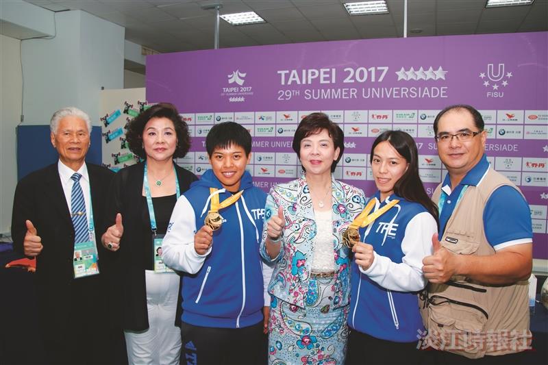 世大運舉重在淡江