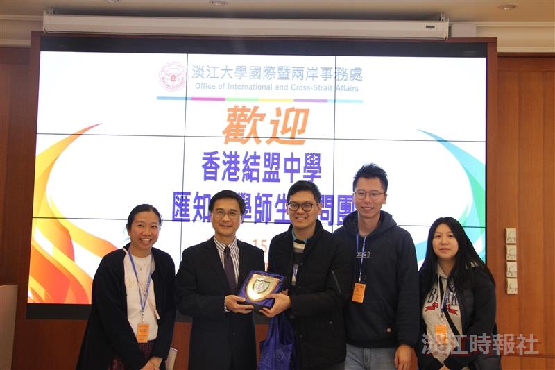 香港結盟中學匯知中學助理校長葉偉民師生3/15回訪