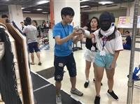 西洋劍社帶新生體驗刺靶
