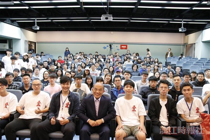 學生會公民計畫邀蘇貞昌演講