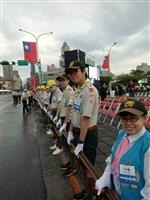 童軍團前進國慶服務