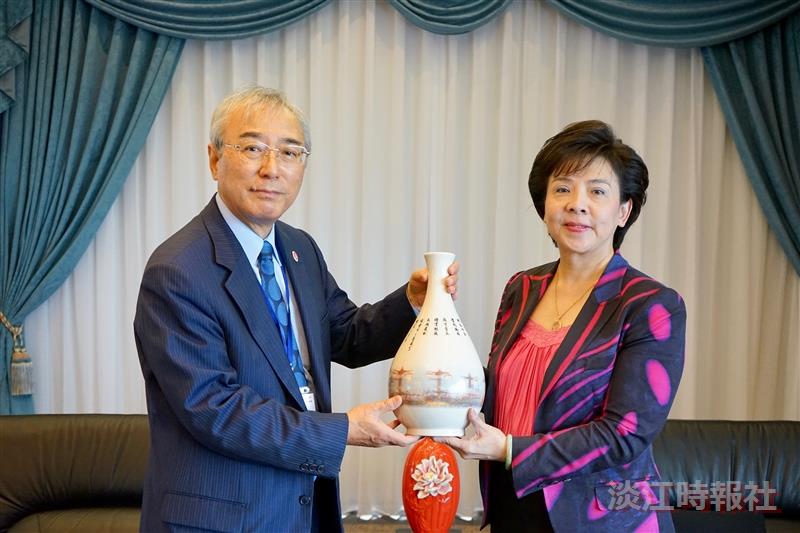 安保正一教授拜訪校長/董事長