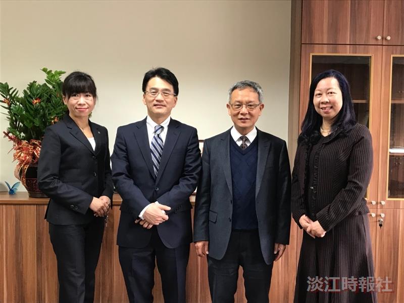 麗澤大學外語學院院長訪問本校