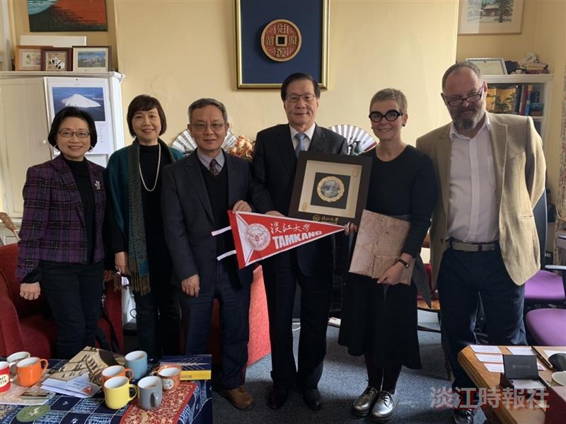 葛校長率團訪歐洲姊妹校