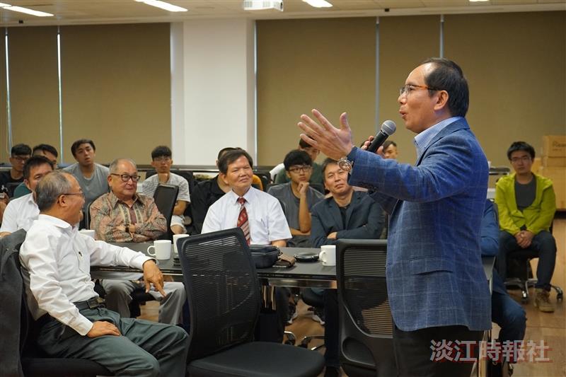 土木系傑出系友許文昉分享12億元營收的創業故事