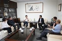 微軟專家技術部總經理胡德民來校拜訪校長