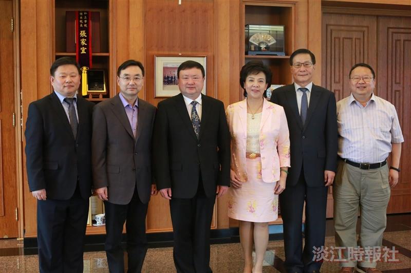 校長室會見滁州學院鄭校長