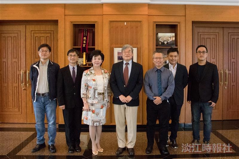 水環系熊貓講座邀請到新加坡國立大學副校長(研究與科技)劉立方 拜會葛校長、張董事長