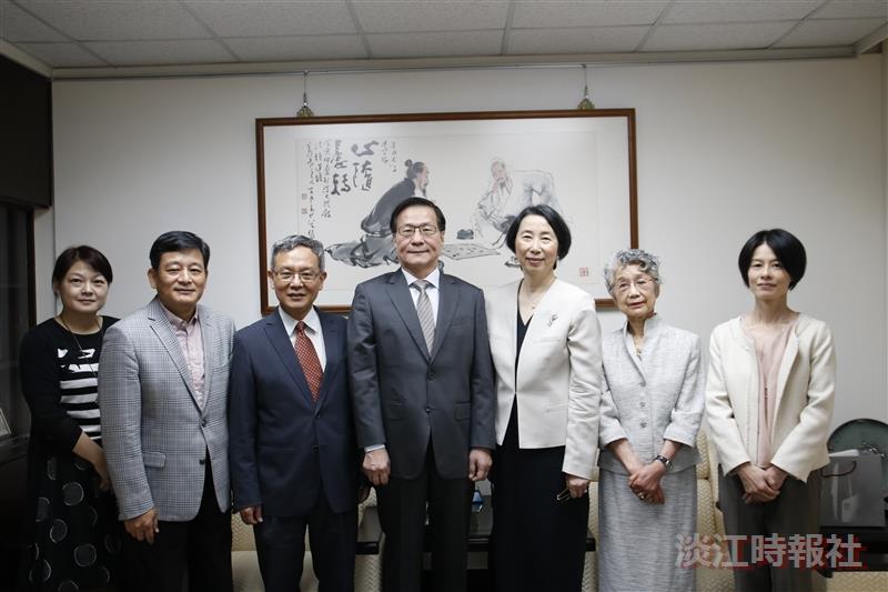 日本津田塾大學校長來訪