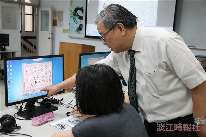 文錙藝術中心與臺北校園舉辦e筆書法講座----張炳煌主任主講