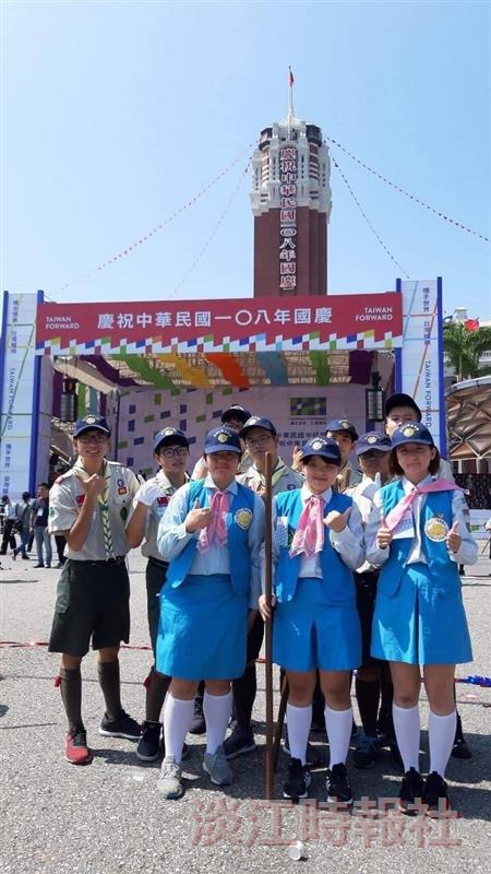 童軍團10人國慶日服務活動