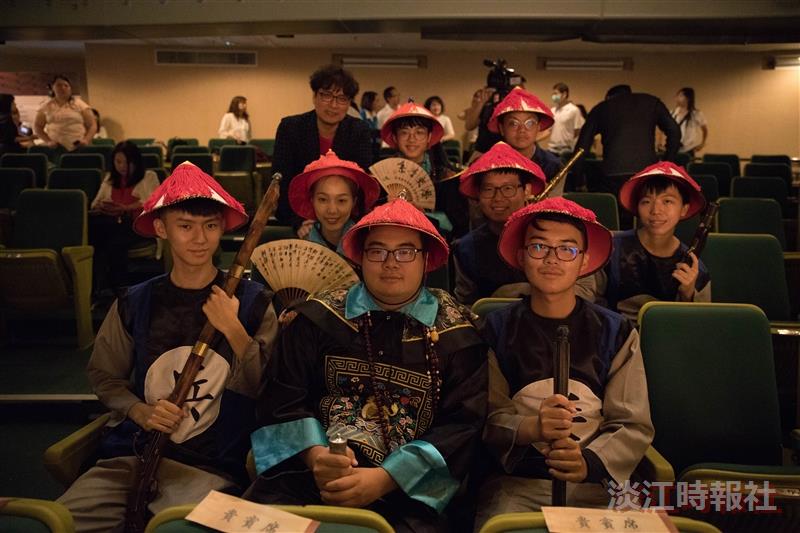 新北古博滬尾之役記者會 本校學生Cosplay清官亮相