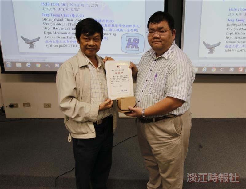 陳正宗到土木系分享「大學生如何出SCI論文」