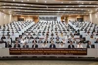 近畿大學總務部長世耕石弘，招生策略的演講