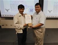 陳正宗到土木系分享「大學生如何出SCI論文」