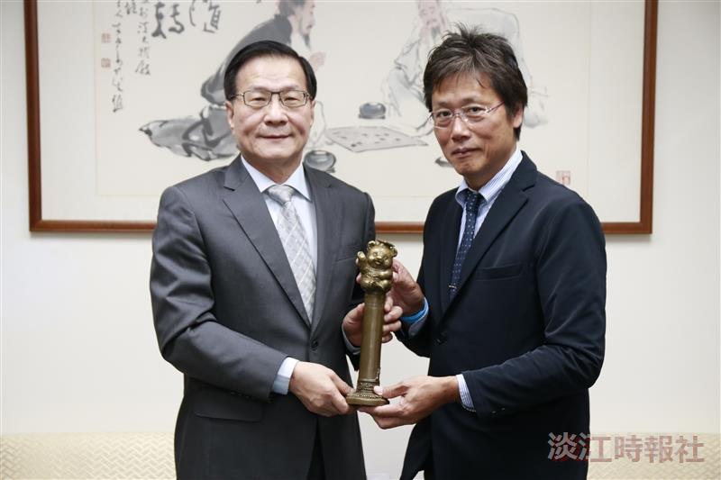化學系熊貓講者拜會校長、董事長