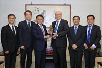 航太系熊貓大師拜會行程，學術副校長何啟東接見