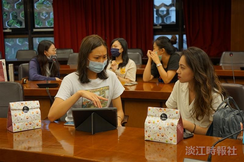 赴英歐語組姊妹校新舊校換生茶會