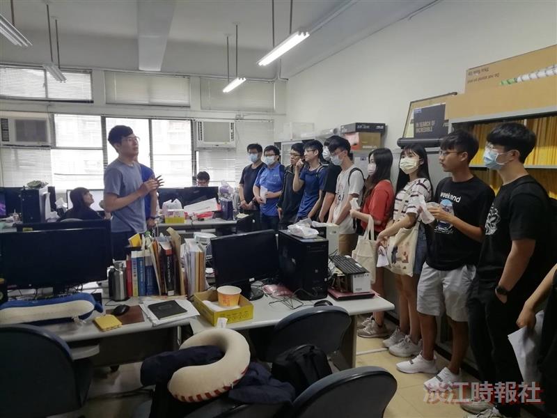 化材系舉辦線上化材週，參觀老師實驗室