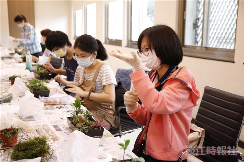學務處5/26與綠療師有約自製生態盆