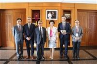 5/29歐盟經貿辦事處處長高哲夫、臺灣歐盟中心主任蘇宏達來訪