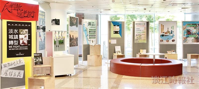 圖書館舉辦「淡哩來！數位新聞實驗室成果展」暨 主題書展，由圖書館與大傳系蔡蕙如「資訊編採與文案設計」課程