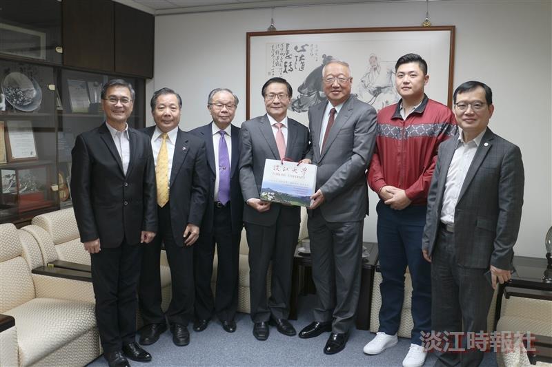 正崴集團董事長郭台強9/30拜會葛校長