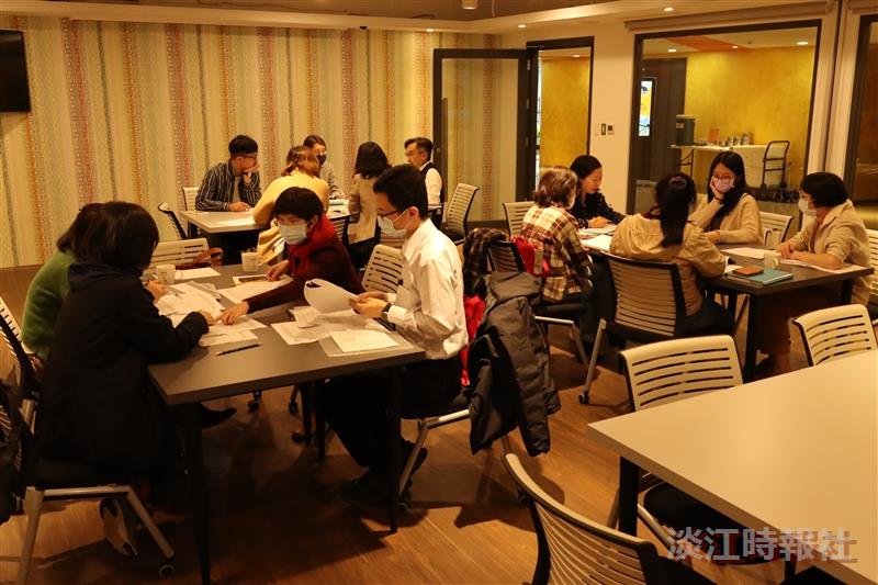 招生策略中心舉辦「淡江大學109學年度大學招生專業化發展計畫審查評量尺規高中諮詢工作坊」
