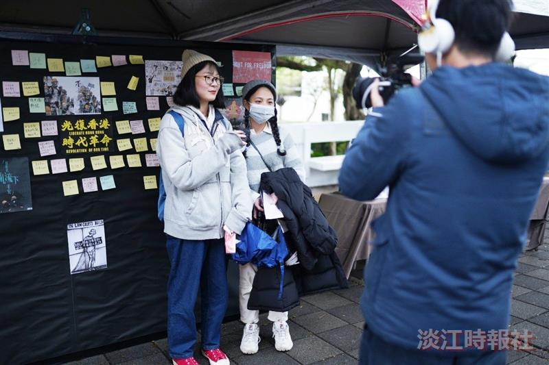 大傳系畢製創自由牆