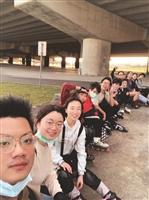 溜冰社寒訓 為迎新表演熱身