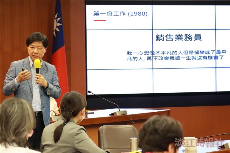 文學院邀請國際大師ViewSonic董事長朱家良演講「苦幹、實幹，還得用對方法：談創意思惟的重要性」