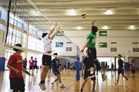 數學系友盃3/20在體育館4樓舉辦排球和羽球賽
