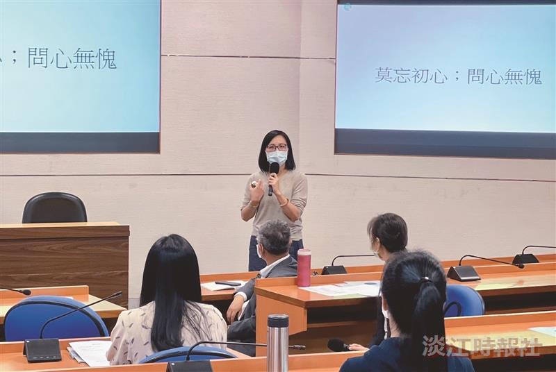 11/02（二）1200-1300教發中心邀請英文系助理教授張慈珊經驗分享,主題「全英教學與課程經營」