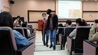 遇見淡江角落 幸福啟程 張金順推廣無障礙服務