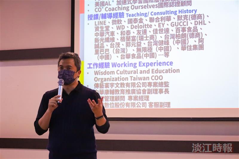 勉榮譽學生及早定位　邱建智談領導人特質