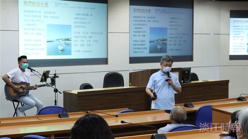 資圖系林信成「說唱在地故事-人文AI」邀街頭藝人高明德