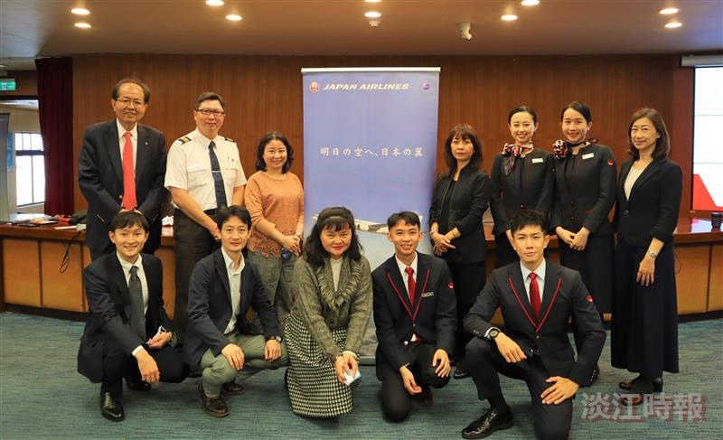 日本航空來校講座 傳遞OMOTENASHI精神