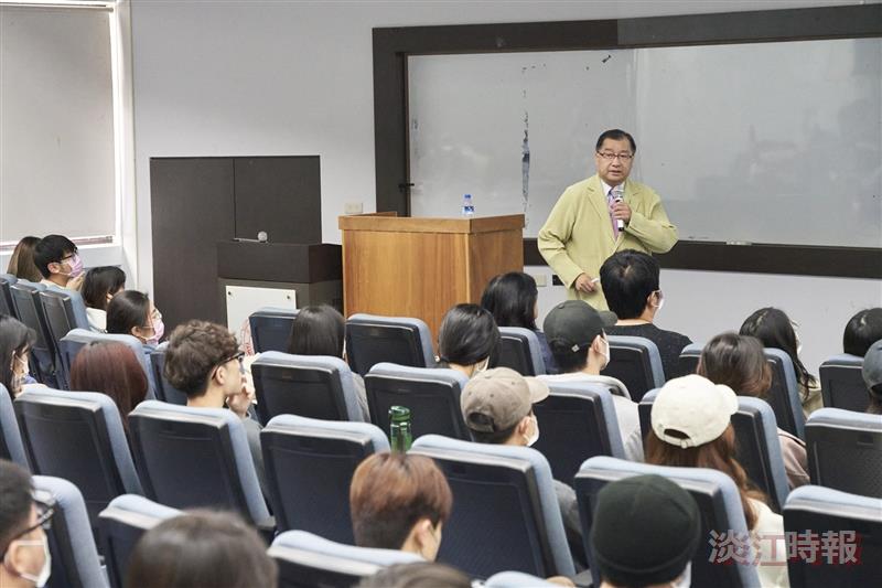 管科系邀請力麗集團董事長蔡宗易主講