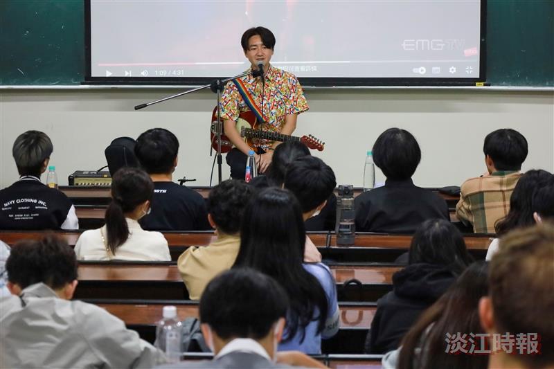 吉他社邀請旺福樂團姚小民演講